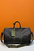 Кожаная дорожная сумка Louis Vuitton Keepall Bandouliere premium 50x28x22 см