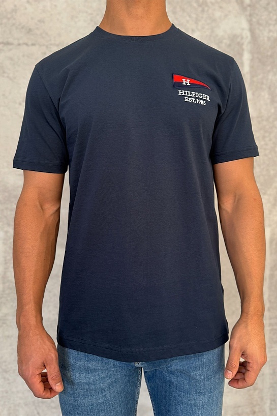 Мужская футболка Tommy Hilfiger flag logo - Navy