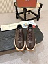 Кожаные кроссовки с мехом Loro Piana high-top