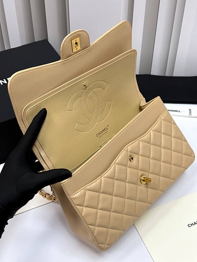 Женская кожаная сумка Chanel Timeless Premium  30x20x9 см   