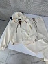 Женский бежевый костюм Loro Piana Premium