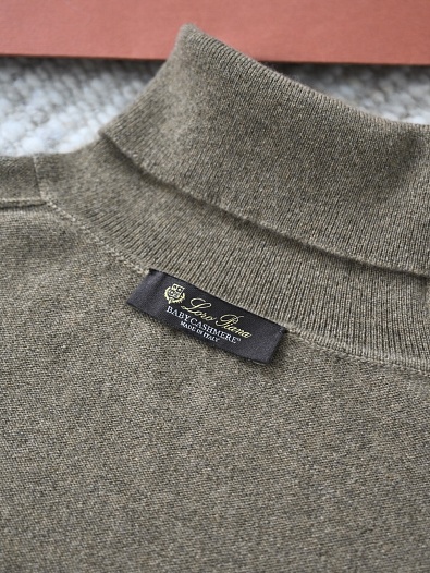 Мужская водолазка Loro Piana Premium - Autumn Green   
