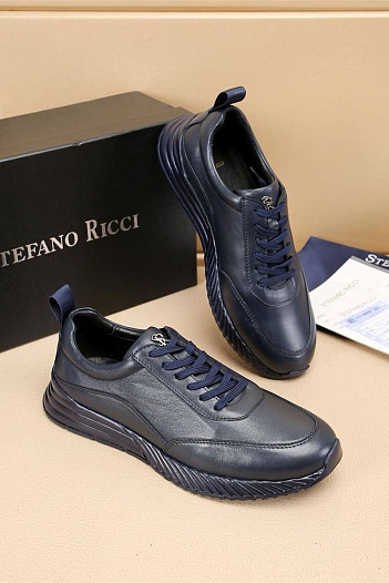 Мужские кожаные кроссовки Stefano Ricci   