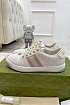 Женские кожаные кроссовки Gucci GG Screener