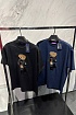 Мужская тёмно-синяя футболка Polo Ralph Lauren "Bear"
