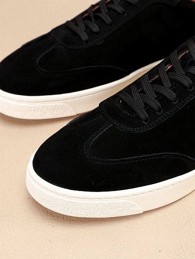 Замшевые кроссовки Brunello Cucinelli low-top - Black   