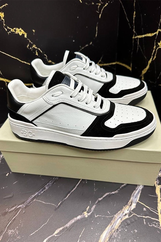 Мужские комбинированные кроссовки Brunello Cucinelli