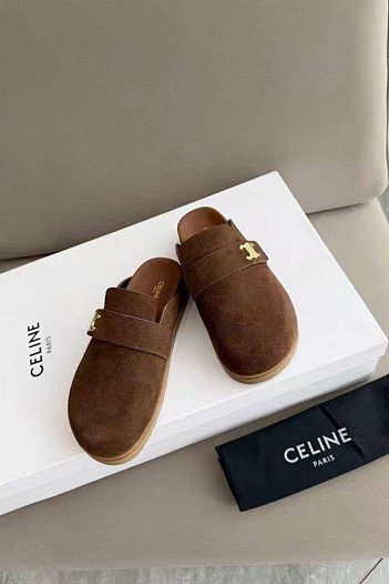 Женские замшевые мюли Celine   