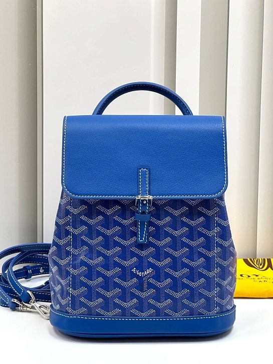 Женский рюкзак Goyard Alpin Mini Premium 23x19x9.5 см - Blue