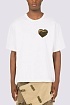 Белая мужская футболка Dolce&Gabbana camouflage heart