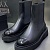 Женские кожаные сапоги Chanel Cruise premium - Black