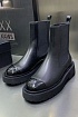 Женские кожаные сапоги Chanel Cruise premium - Black