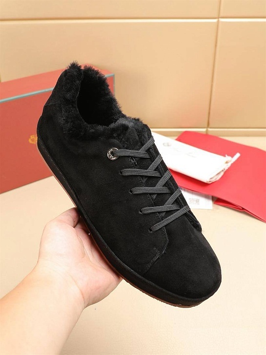 Зимние кроссовки с мехом Loro Piana