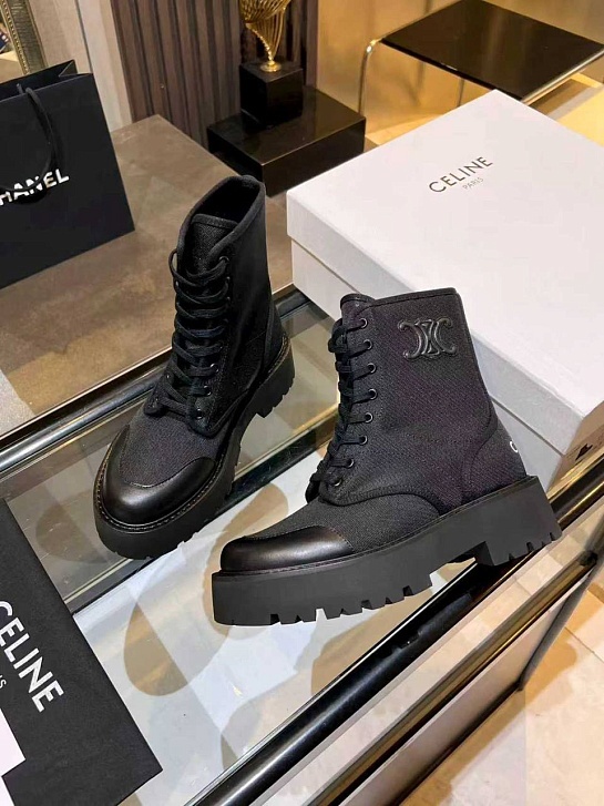 Женские ботинки Celine premium - Black
