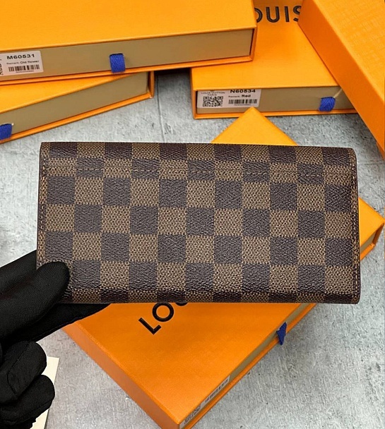 Кожаный кошелек Louis Vuitton Sarah Premium 19x10.5x2.5 см
