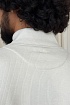 Мужская белая кофта на молнии Loro Piana