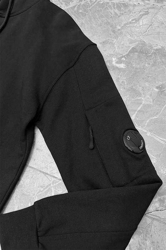 Чёрная мужская кофта C.P. Company Lens-detail