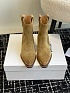 Женские замшевые сапоги Celine premium - Beige
