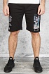 Мужские чёрные шорты Off-White "Pascal Painting"