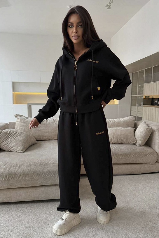 Женский утеплённый костюм с капюшоном Schiaparelli premium