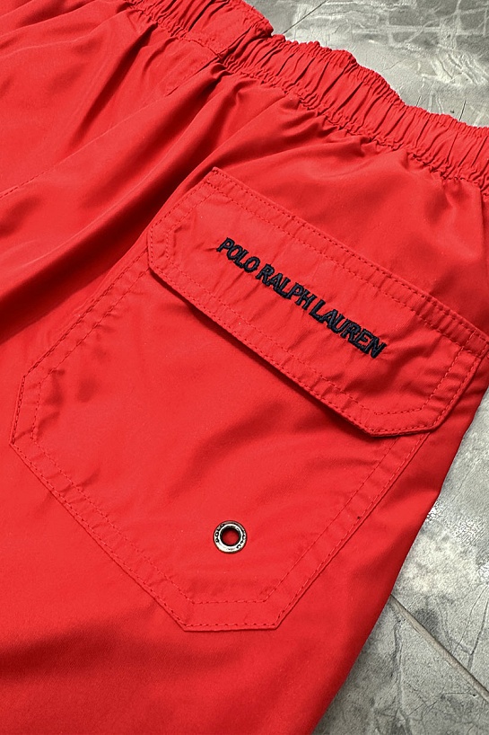 Мужские красные шорты Polo Ralph Lauren