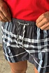 Мужские серые шорты Burberry London Check