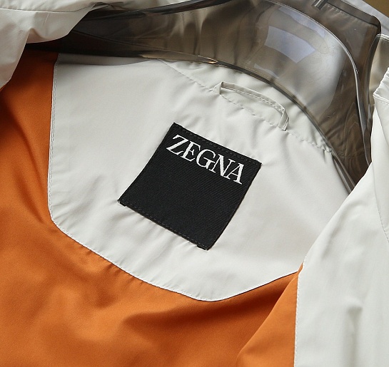 Мужская бежевая ветровка Zegna