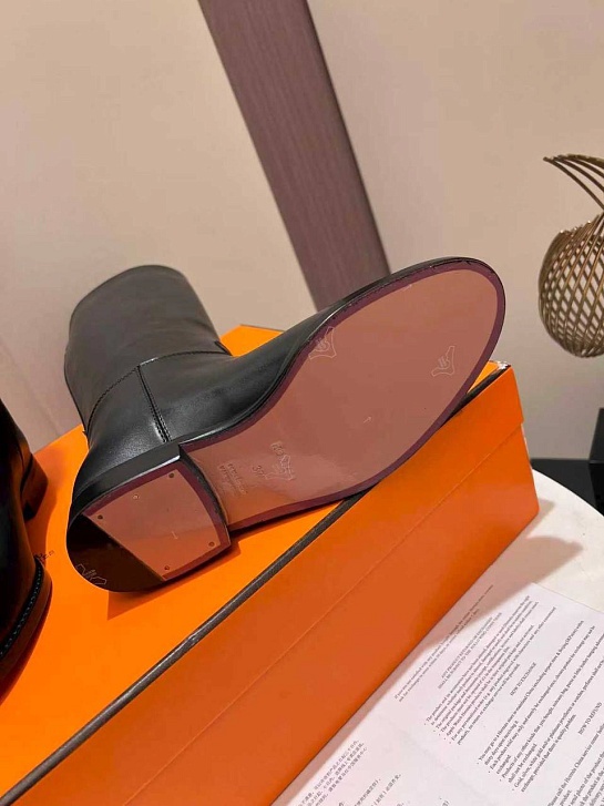 Женские кожаные сапоги Hermes Jumping premium