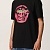 Чёрная мужская футболка Versace Medusa Smiley logo