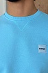 Свитшот голубого цвета Hugo Boss Westart logo-patch