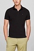 Мужское чёрное поло Tommy Hilfiger