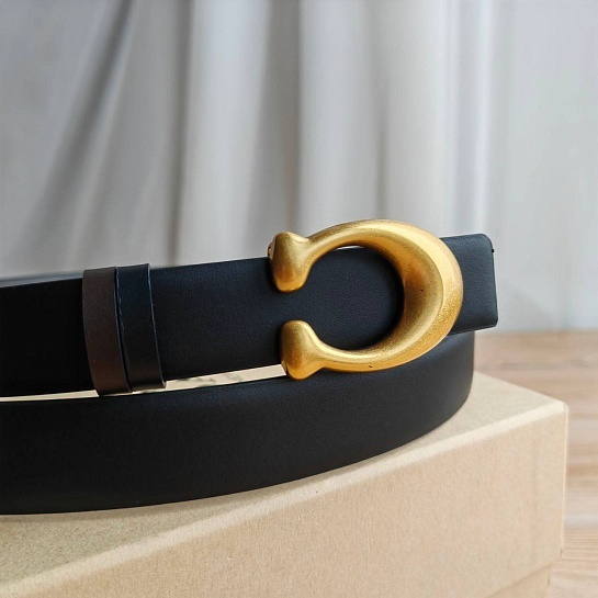 Двусторонний кожаный ремень Coach (80 / 85 см)