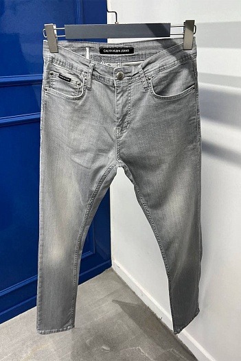 Мужские джинсы Calvin Klein signature selvedge - Grey   