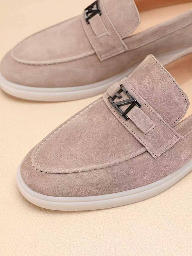 Мужские замшевые лоферы Ermenegildo Zegna   