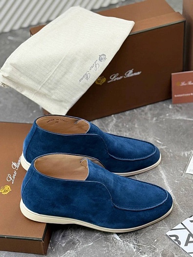 Мужские лоферы с меховой стелькой Loro Piana   