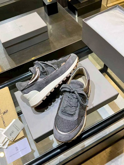 Женские кроссовки Brunello Cucinelli premium   