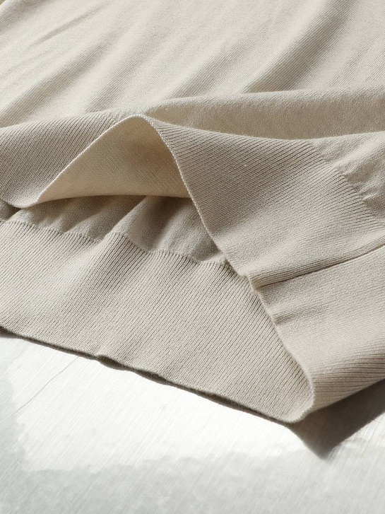 Поло с длинным рукавом Loro Piana premium - Beige