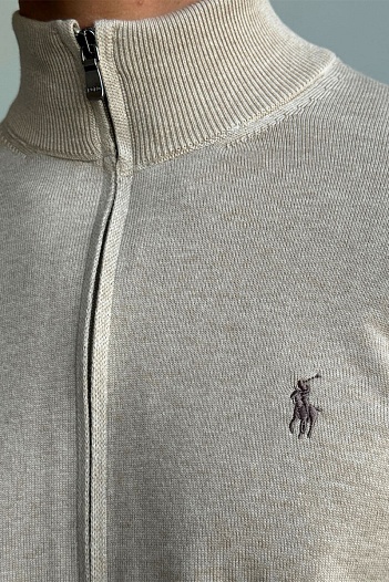 Мужская кофта Polo Ralph Lauren pony-embroidered - Beige   