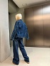 Женская джинсовая куртка Loro Piana premium - Blue