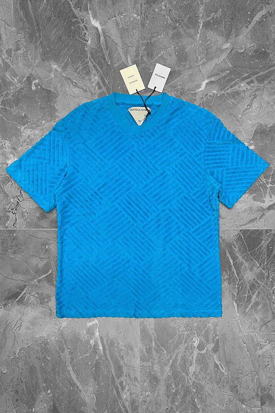 Синяя оверсайз футболка Bottega Veneta