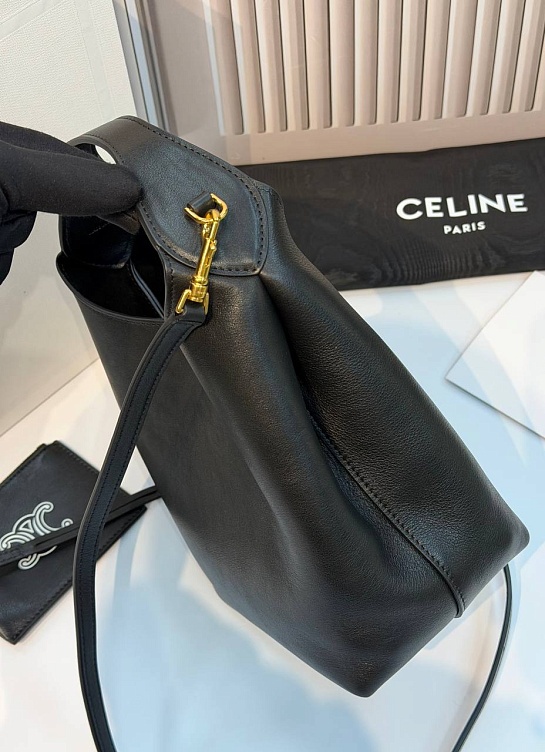 Кожаная сумка Celine Small Hobo premium 18x31x6 см