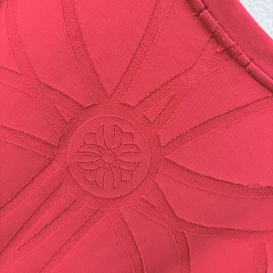 Красная оверсайз футболка Chrome Hearts premium