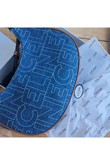 Сумка-хобо Celine Ava Monogram 24x14 см   