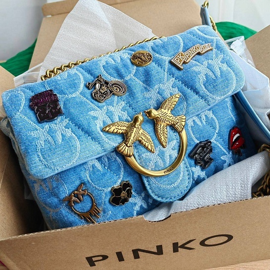 Женская джинсовая сумка Puff 23x17 см