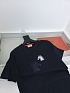 Мужская тёмно-синяя футболка Hermes premium
