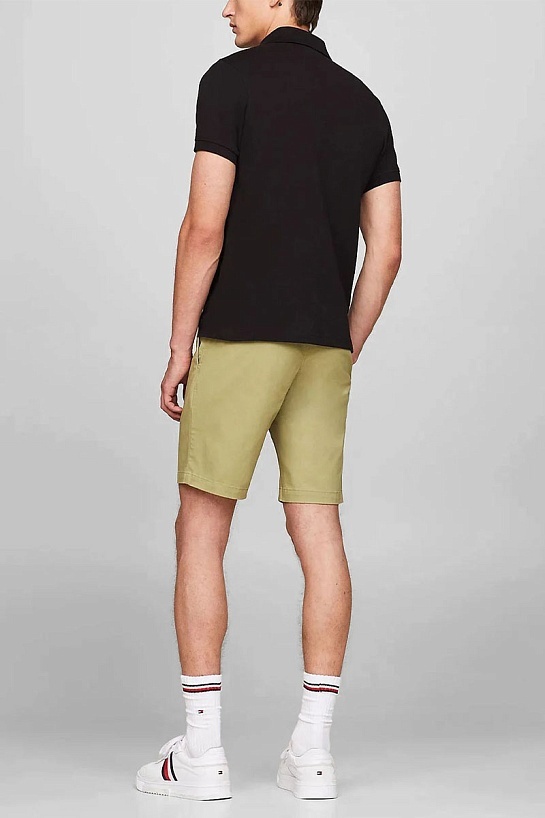 Мужское чёрное поло Tommy Hilfiger