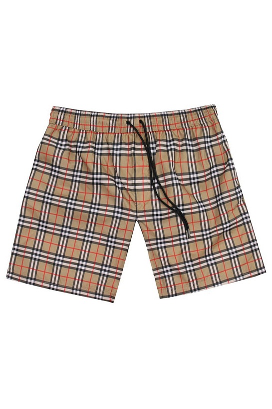 Мужские бежевые шорты Burberry Vintage Check