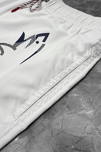 Мужские шорты Paul & Shark белого цвета   