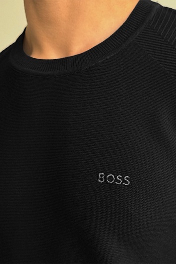 Мужская кофта Hugo Boss чёрного цвета   