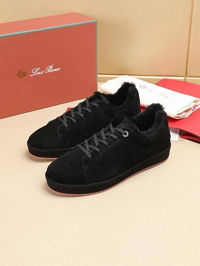 Зимние кроссовки с мехом Loro Piana   